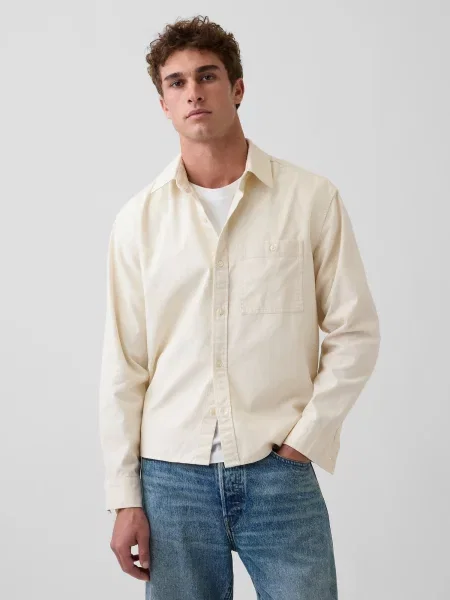 Платно риза Gap синьо