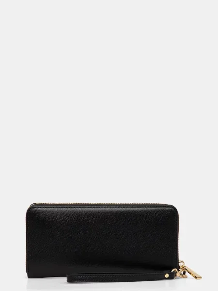 Шкіряний гаманець MICHAEL Michael Kors чорний