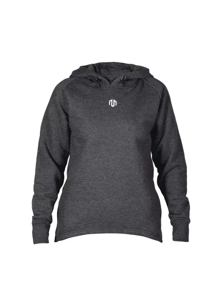 MOROTAI Sportski pulover Comfy Performance tamo siva bijela