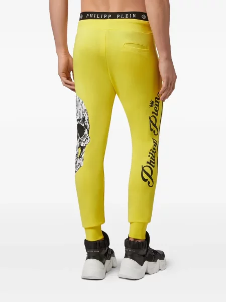 Pantaloni de jogging Philipp Plein alergare galben