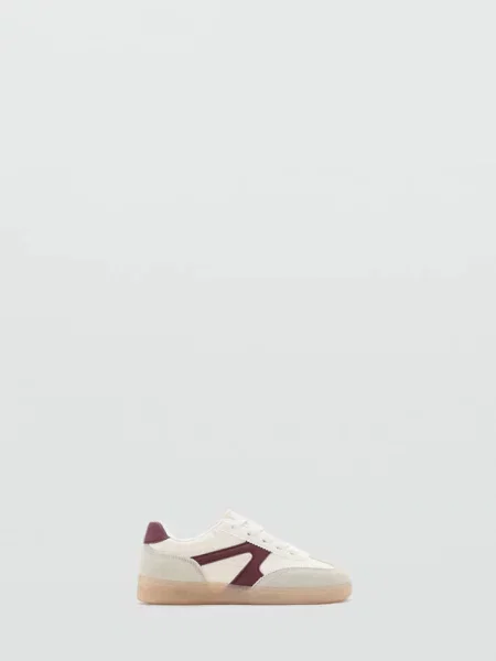 Dwukolorowe buty sportowe Dzieci 38 MANGO KIDS biały