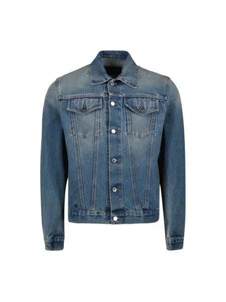 Kurtka jeansowa Prada niebieska