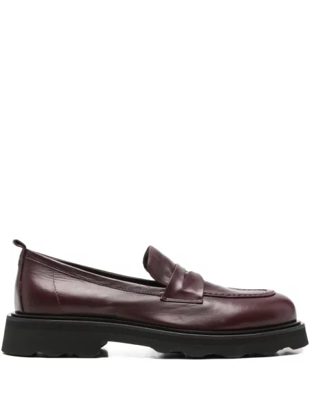 Pantofi loafer Pomme D´or din piele roșu