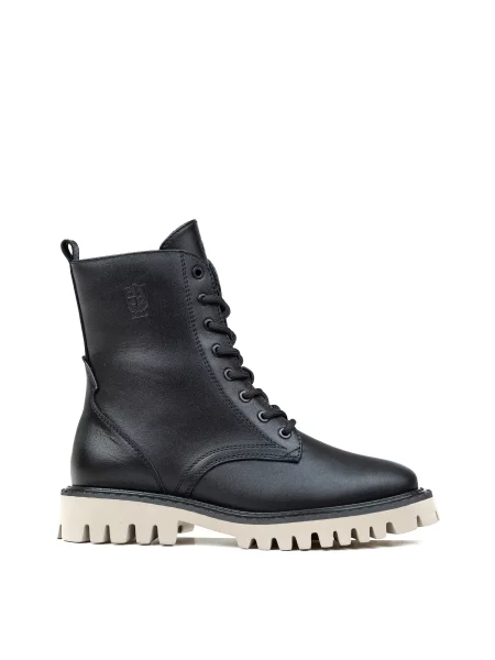 Шкіряні Черевики Alex Bell чорний