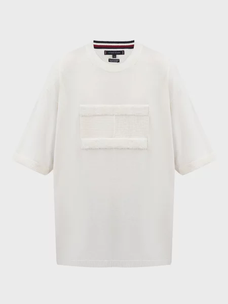 Трикотажний светр Tommy Hilfiger білий