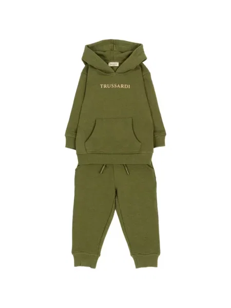 Komplet dresowy dziecięcy Trussardi zielony