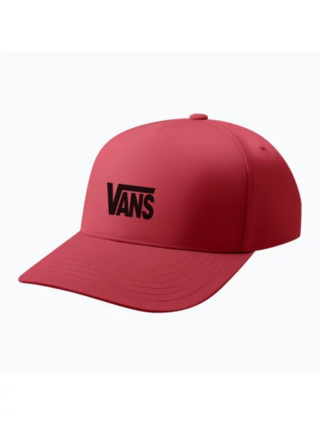 Șapcă pentru bărbați Vans Stretch Logo Snapback crimson haze