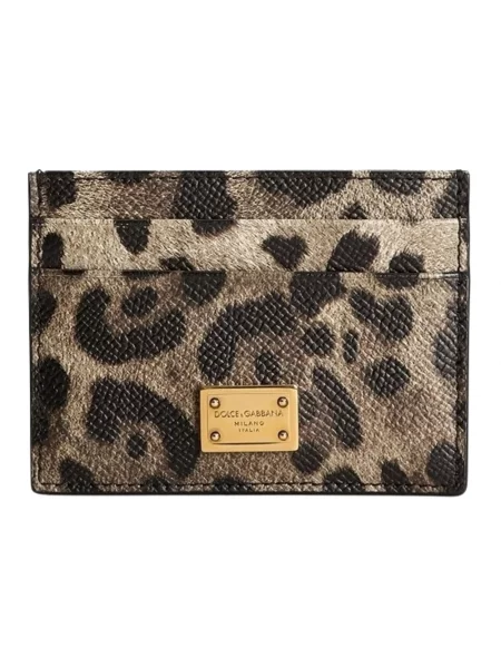 Portfel Dolce And Gabbana skórzany brązowy