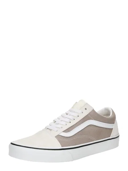 Sneakerși Vans Old Skool de lână alb