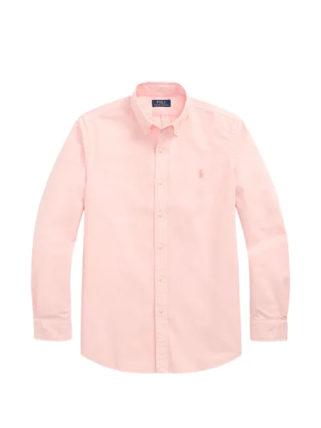Cămașă Polo Ralph Lauren cu broderie roz
