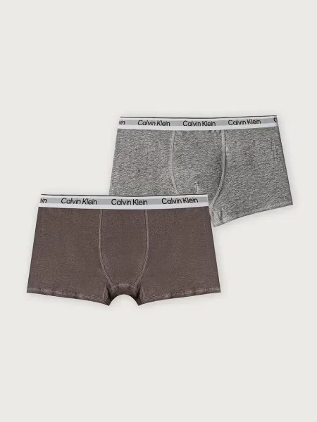 Calvin Klein Underwear priliehavé boxerky detské s elastanom biela