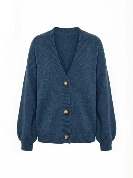Opal Studio Geacă tricotată Pen denim albastru