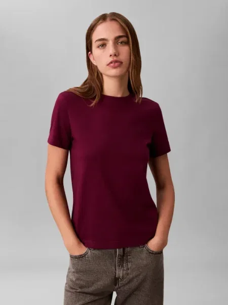 Calvin Klein Jeans Tricou bordo