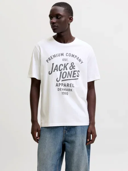 Jack & Jones Premium Tričko JPRBLUZANE mätová / čierna biela