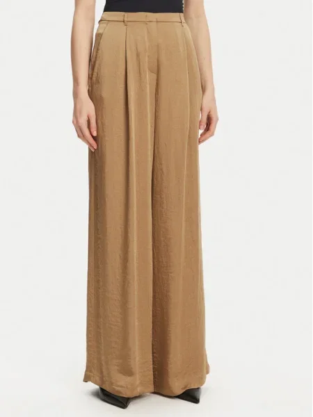 Marella Pantaloni palazzo Silico Wide Leg bej