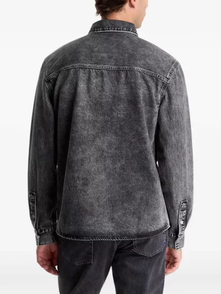 Cămașă de blugi Karl Lagerfeld Jeans negru