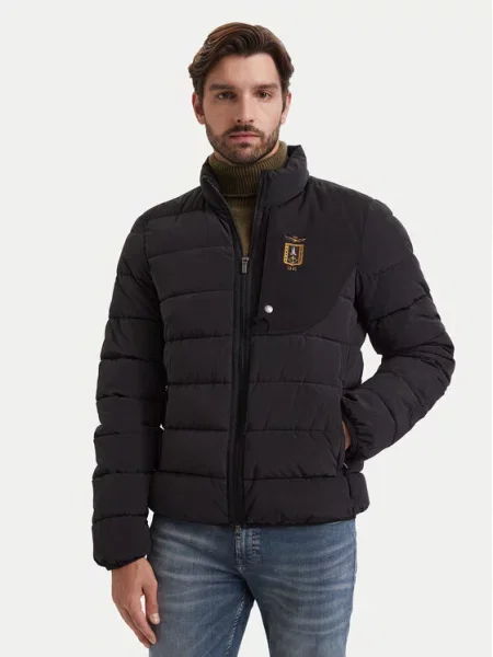 Aeronautica Militare Geacă de iarnă negru