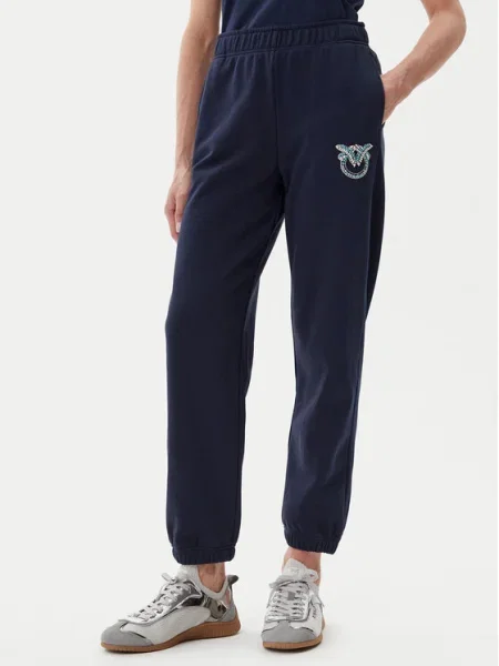 PINKO Pantaloni trening Plumcake Bleumarin