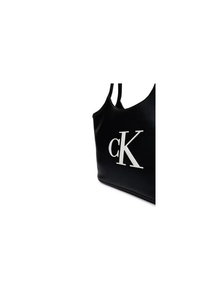 Calvin Klein Shopper táska / fehér fekete