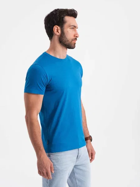 Tricou Ombre clasic albastru