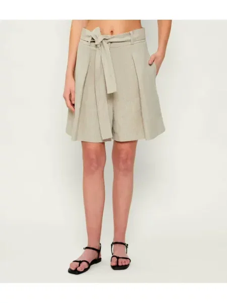 BOSS BLACK De in pantaloni scurți + curea Tojuna | Relaxed fit bej