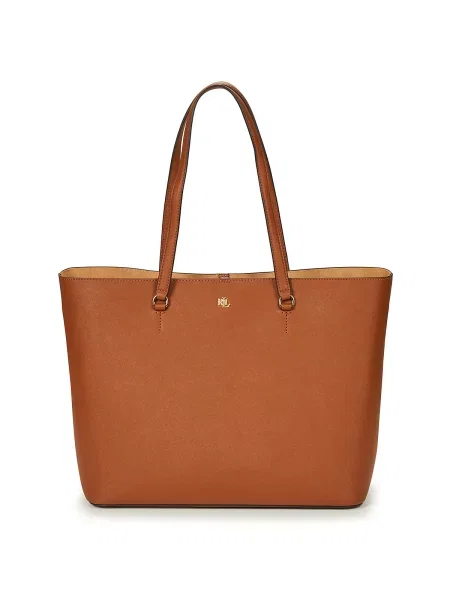 Kabelka LAUREN RALPH LAUREN hnědá