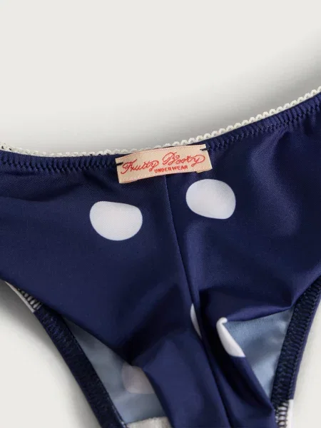 Stringi Fruity Booty granatowe