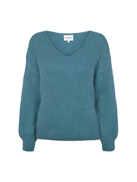 Sweter Americandreams wełniany niebieski