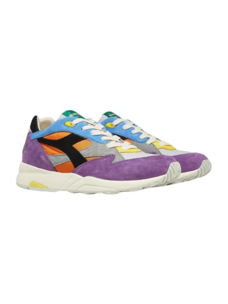 Sneakersy Diadora skórzane fioletowe
