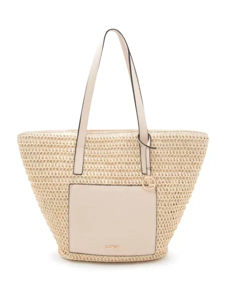 L.CREDI Nakupovalna torba Ramina / kremna bež