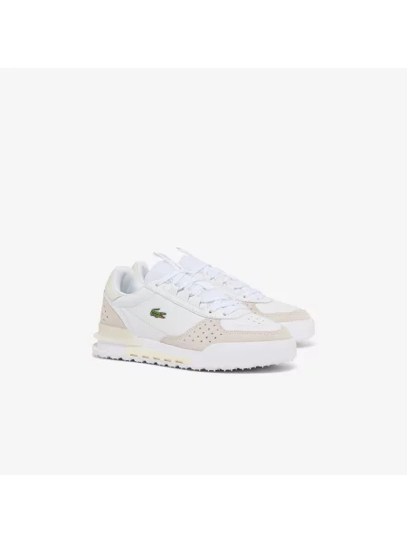 Lacoste Skórzane Sneakersy Slam Break białe