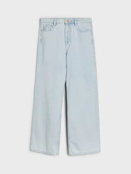 Широкі джинси синій