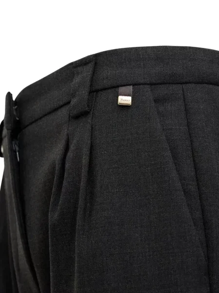 Pantaloni Herno plisate gri