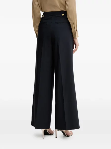 Pantaloni Barbour plisate albastru