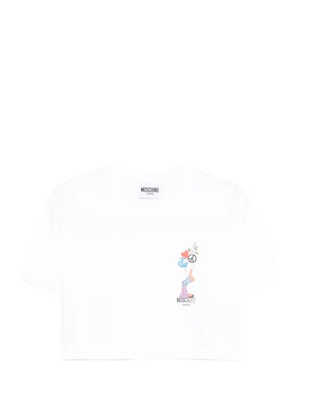 Koszulka Moschino Jeans biała