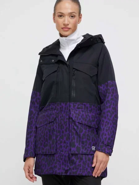 Colourwear rövid kabát Gritty lila