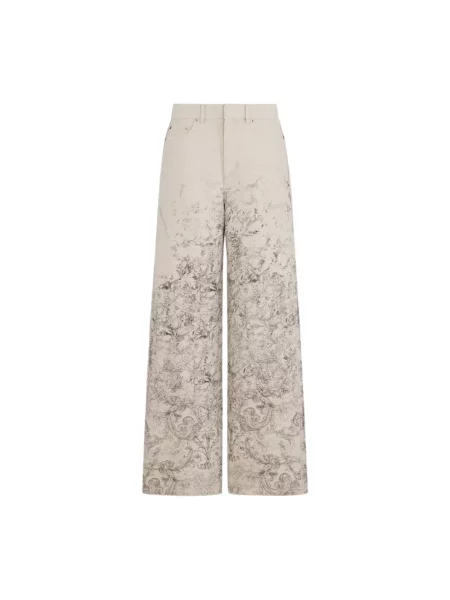 Spodnie Dior beżowe