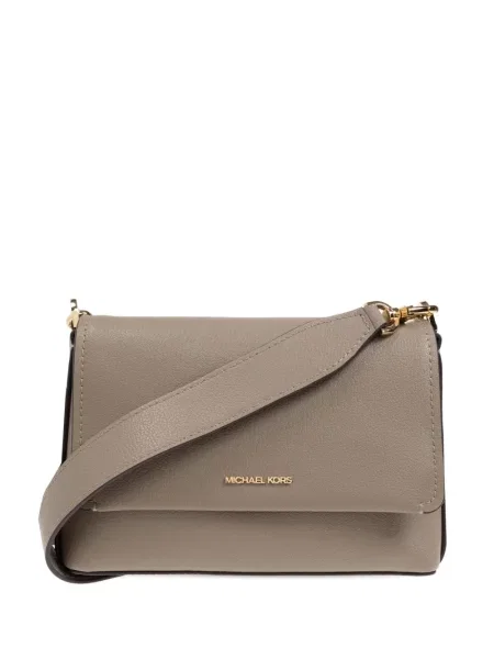 Geanta crossbody Michael Michael Kors din canvas gri