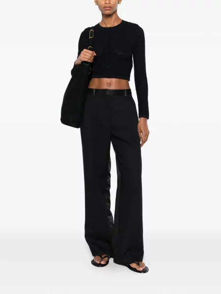 Decupat cardigan Sandro negru