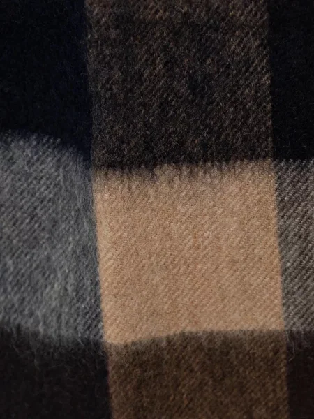 Шарф Barbour візерунок бежевий