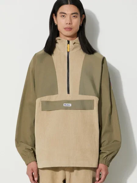 Bunda Butter Goods Terrain Corduroy Jacket přechodná zelená