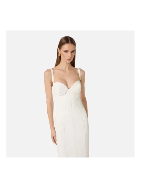 Elisabetta Franchi Rochie bej
