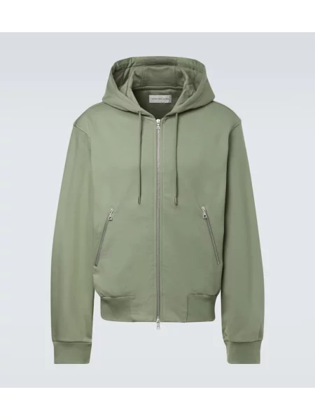 Hanorac cu glugă Dries Van Noten verde