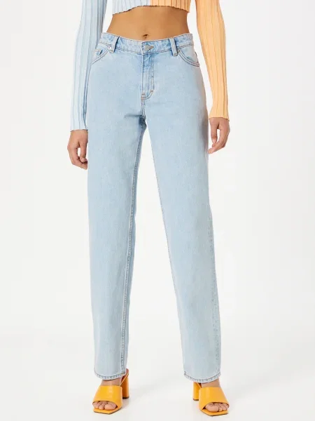 Monki Jeans deschis albastru