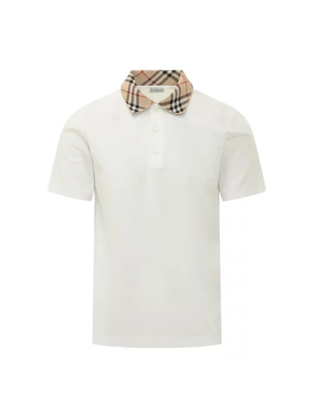 Koszulka polo Burberry biała