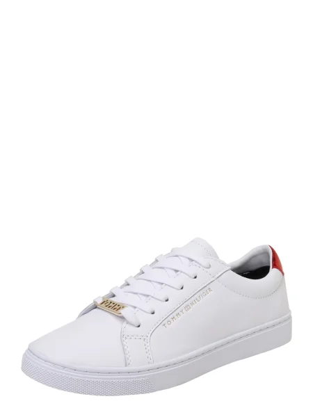 TOMMY HILFIGER Niske tenisice Essential zlatna / crvena bijela