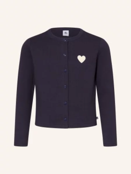 Petit Bateau Bluza blau granatowa