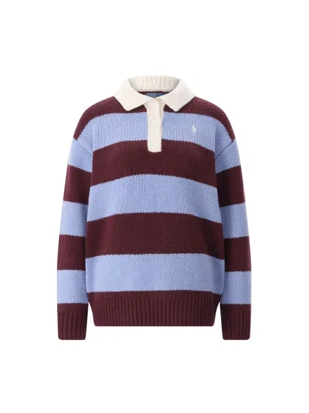 Sweter Polo Ralph Lauren wełniany niebieski