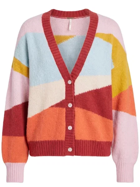RIP CURL Pulovere sport SURF REVIVAL albastru deschis / galben muștar / auriu roz / burgundy roșu