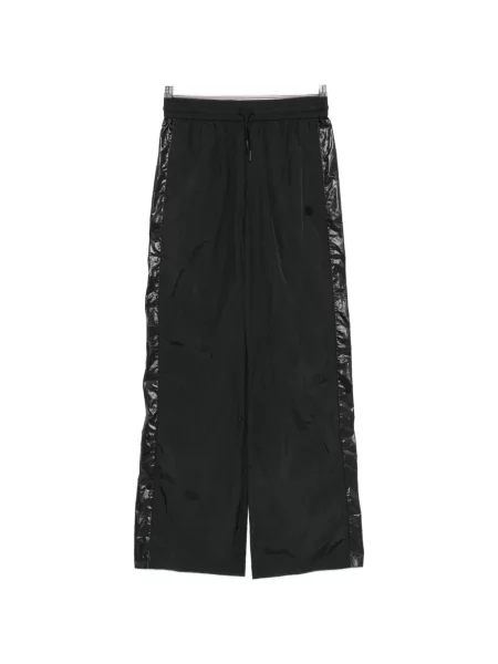 Pantaloni Anine Bing alergare cu autograf negru
